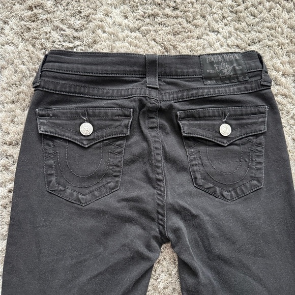 True Religion Black skinny jeans with silver studs Size 28 - Picture 7 of 8